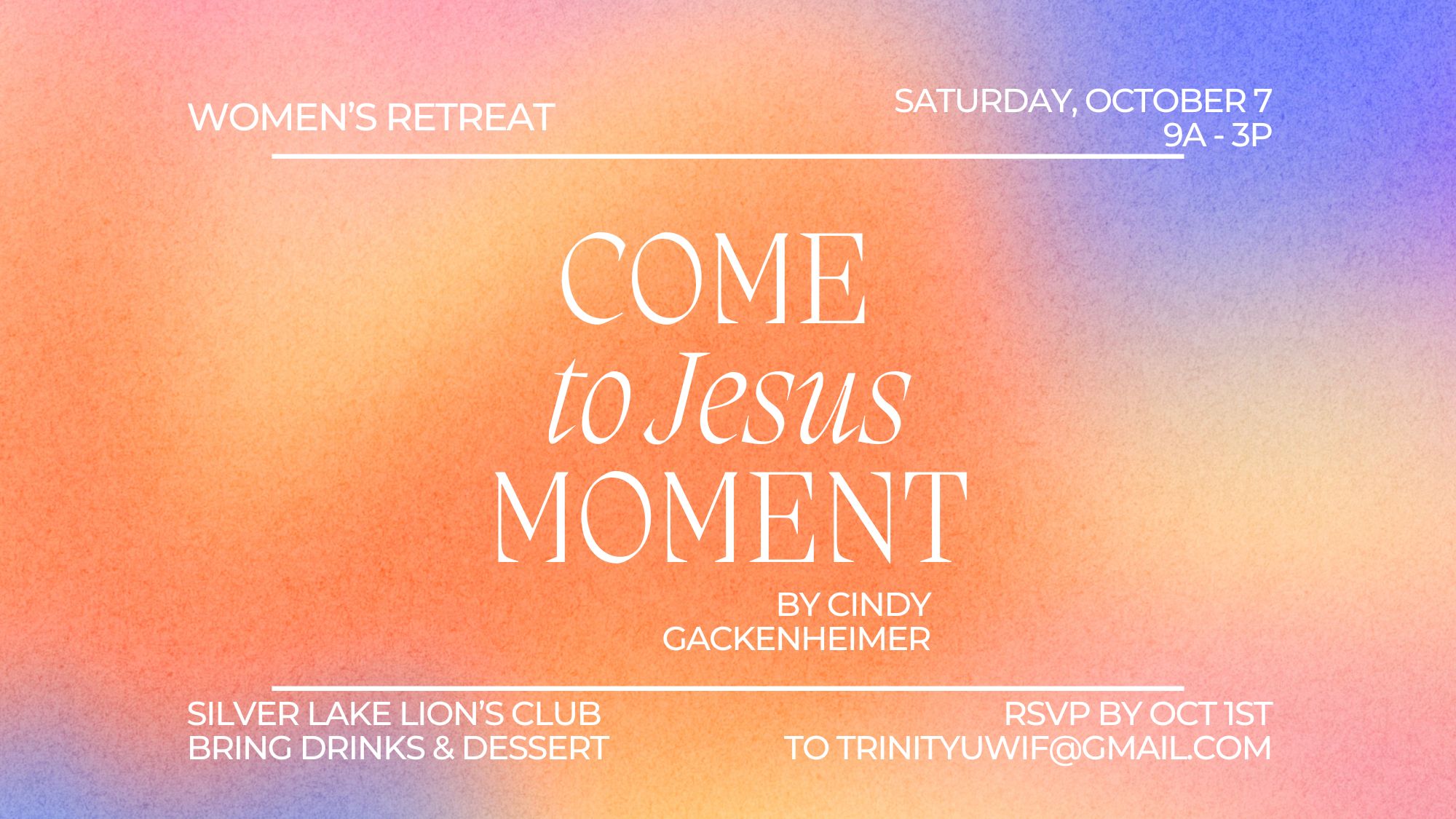 Women's Retreat 10.7